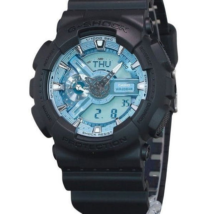 Reloj Casio G-Shock analógico digital con correa de resina y esfera azul océano de cuarzo GA-110CD-1A2 200M para hombre