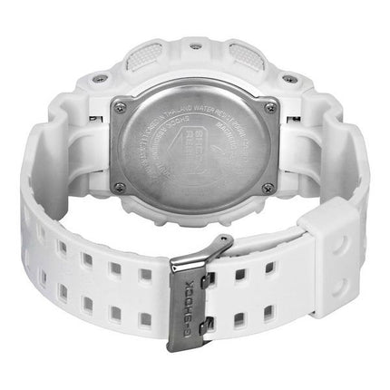 Reloj Casio G-Shock analógico digital con correa de resina blanca y esfera multicolor de cuarzo GA-110TL-7A 200M para hombre