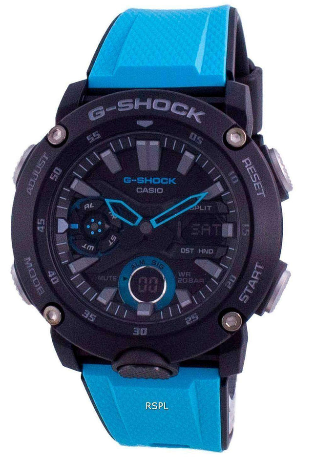 Reloj para hombre Casio G-Shock Standard Analog Digital Carbon Core Diver&#39,s GA-2000-1A2 GA2000-1A2 200M