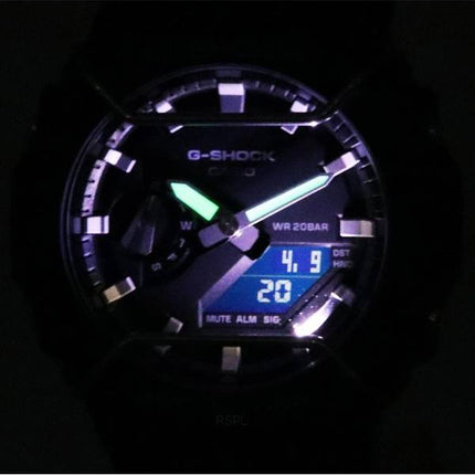 Casio Tone-on-Tone G-Shock analógico digital esfera negra cuarzo GA-2100PTS-8A GA2100PTS-8 200M Reloj para hombre