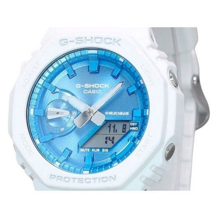 Reloj Casio G-Shock Seasonal Collection 2023 analógico digital con esfera azul de cuarzo GA-2100WS-7A 200M para hombre