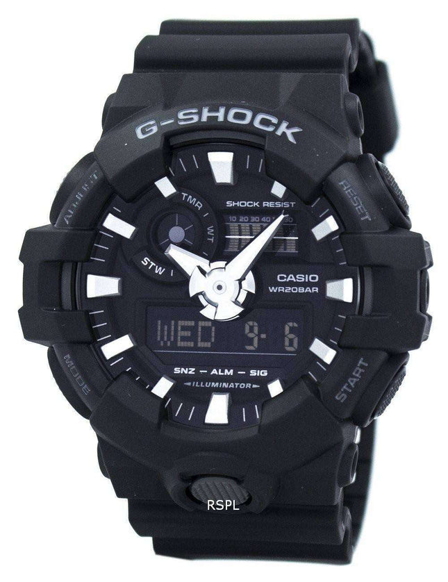 Analógico Digital de Casio G-Shock 200M GA-700-1B Watch de Men