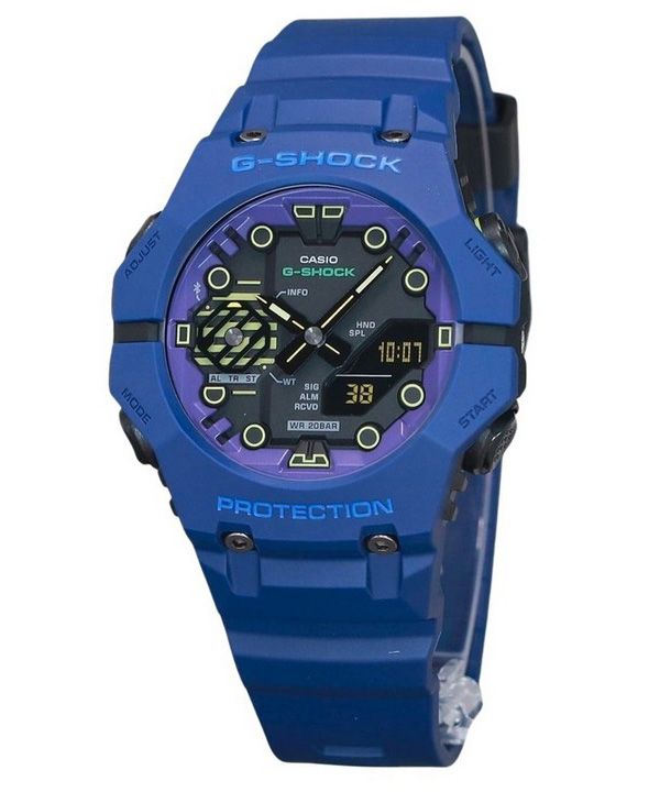 Reloj Casio G-Shock Cyberspace analógico digital Smartphone Link Bluetooth esfera negra cuarzo GA-B001CBR-2A 200M para hombre