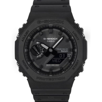 Casio G-Shock Analog Digital Mobile Link Correa de resina negra Tough Solar Power GA-B2100-1A 200M Reloj para hombre