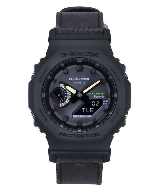 Reloj para hombre Casio G-Shock analógico digital Smartphone Link Bluetooth esfera negra Tough Solar GA-B2100CT-1A5 200M