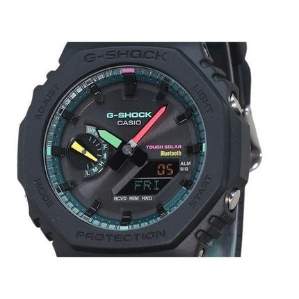 Reloj para hombre Casio G-Shock analógico digital Smartphone Link serie de detalles fluorescentes múltiples Tough Solar GA-B2100