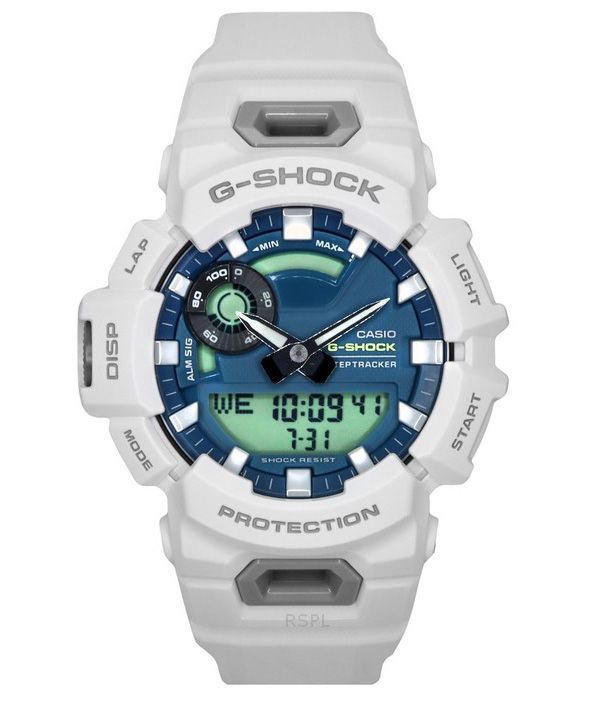 Reloj Casio G-Shock G-Squad analógico digital con correa de resina de base biológica y enlace para teléfono inteligente GBA-900C