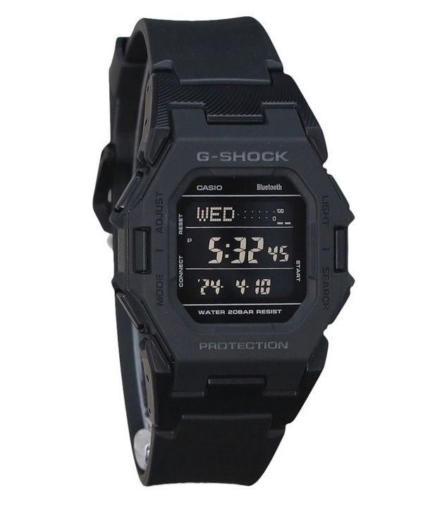 Reloj Casio G-Shock Digital Smartphone Link con correa de resina negra de cuarzo GD-B500-1 200M para hombre