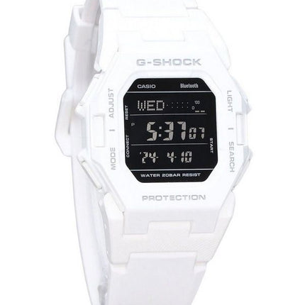 Reloj Casio G-Shock Digital Smartphone Link con correa de resina blanca de cuarzo GD-B500-7 200M para hombre