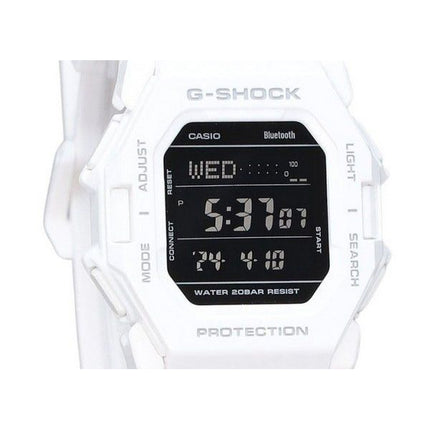 Reloj Casio G-Shock Digital Smartphone Link con correa de resina blanca de cuarzo GD-B500-7 200M para hombre