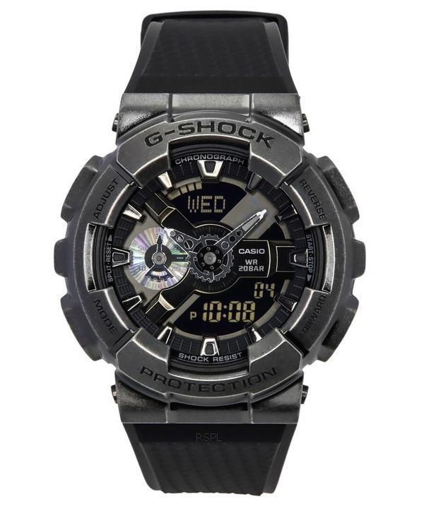 Reloj para hombre Casio G-Shock analógico digital con correa de resina y esfera gris de cuarzo GM-110VB-1A 200M