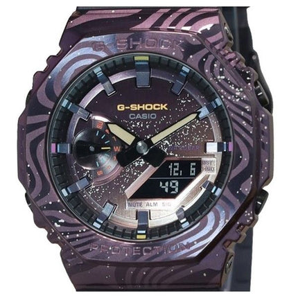 Reloj Casio G-Shock Milky Way Galaxy Edición limitada de cuarzo con esfera multicolor GM-2100MWG-1A 200M para hombre