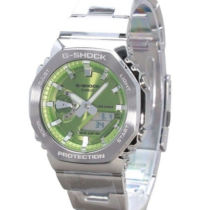 Reloj Casio G-Shock G-Steel analógico digital de cuarzo con esfera verde GM-2110D-3A 200M para hombre