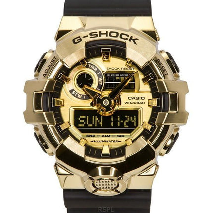 Reloj Casio G-Shock G-Steel analógico digital con correa de resina y esfera dorada de cuarzo GM-700G-9A 200M para hombre