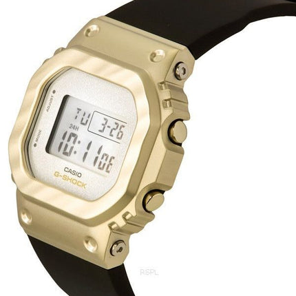 Reloj Casio G-Shock digital con correa de resina de cuarzo GM-S5600BC-1 200M para mujer