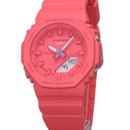 Reloj Casio G-Shock analógico digital con correa de resina y esfera rosa de cuarzo GMA-P2100-4A 200M para mujer