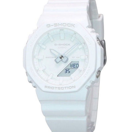 Reloj Casio G-Shock analógico digital con correa de resina y esfera blanca de cuarzo GMA-P2100-7A 200M para mujer