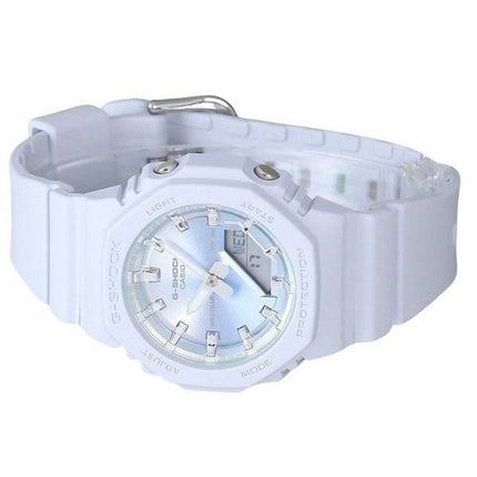 Reloj Casio G-Shock analógico digital Sunset Glow serie resina de base biológica esfera lila cuarzo GMA-P2100SG-2A 200M para muj