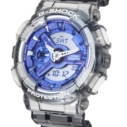 Casio G-Shock Analógico Digital Azul Dial Cuarzo GMA-S110TB-8A 200M Reloj para mujer