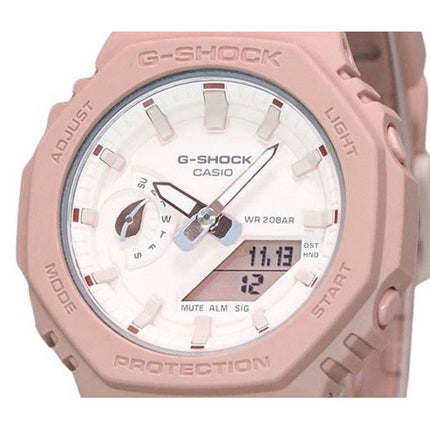 Reloj para mujer Casio G-Shock Nature&#39,s Color Series analÃ³gico digital con correa de resina de base biolÃ³gica esfera rosa cu