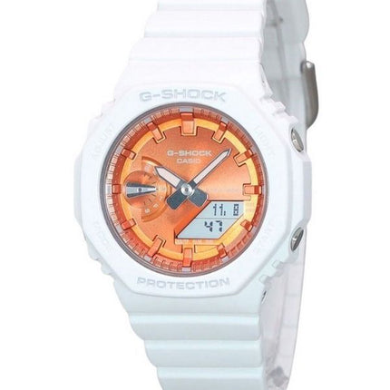 Reloj para mujer Casio G-Shock analógico digital de temporada 2023 con esfera naranja de cuarzo GMA-S2100WS-7A 200M