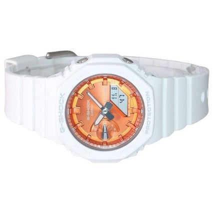 Reloj para mujer Casio G-Shock analógico digital de temporada 2023 con esfera naranja de cuarzo GMA-S2100WS-7A 200M