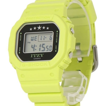 Reloj Casio G-Shock ITZY Collaboration Digital Green con correa de resina de base biológica, cuarzo GMD-S5610IT-3 200M para muje