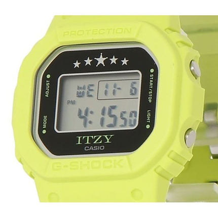 Reloj Casio G-Shock ITZY Collaboration Digital Green con correa de resina de base biológica, cuarzo GMD-S5610IT-3 200M para muje