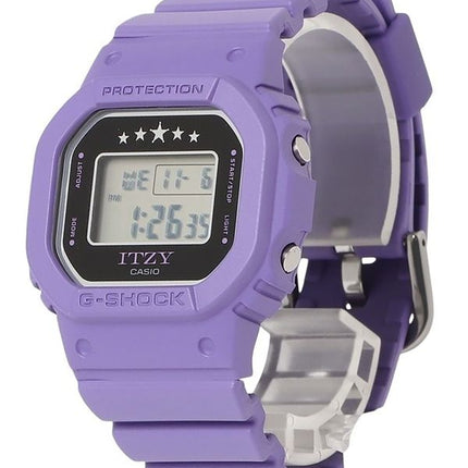 Reloj Casio G-Shock ITZY Collaboration Digital Violet con correa de resina de base biológica GMD-S5610IT-6 de cuarzo 200 m para