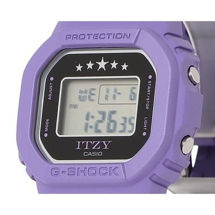 Reloj Casio G-Shock ITZY Collaboration Digital Violet con correa de resina de base biológica GMD-S5610IT-6 de cuarzo 200 m para