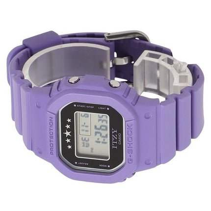 Reloj Casio G-Shock ITZY Collaboration Digital Violet con correa de resina de base biológica GMD-S5610IT-6 de cuarzo 200 m para