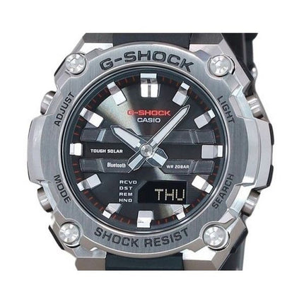 Reloj Casio G-Shock G-Steel analógico digital Smartphone Link Bluetooth esfera negra Solar GST-B600-1A 200M para hombre