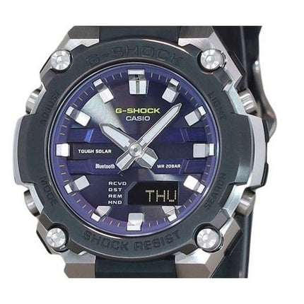 Reloj para hombre Casio G-Shock G-Steel analógico digital Smartphone Link Bluetooth esfera azul Solar GST-B600A-1A6 200M