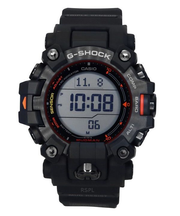 Reloj Casio G-Shock Master Of G-Land Mudman Digital con correa de resina de base biológica Solar GW-9500MEC-1 200M para hombre