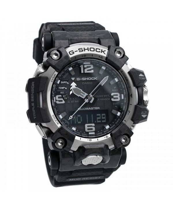 Reloj para hombre Casio G-Shock Mudmaster analógico digital con energía solar GWG-2000-1A1 GWG2000-1 200M