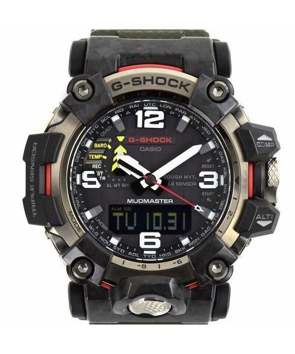 Reloj para hombre Casio G-Shock Mudmaster analógico digital con energí­a solar GWG-2000-1A3 GWG2000-1 200M