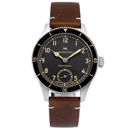 Reloj para hombre Hamilton Khaki Aviation Pilot Pioneer con esfera negra mecánica H76719530 100M