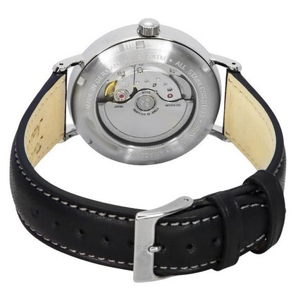 Iron Annie Amazonas Impression Leather Strap Black Dial Automatic 59602 Mens Watch