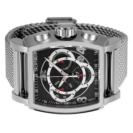 Reloj para hombre Invicta S1 RTodosy cronógrafo de acero inoxidable con esfera negra y cuarzo 46007 100M