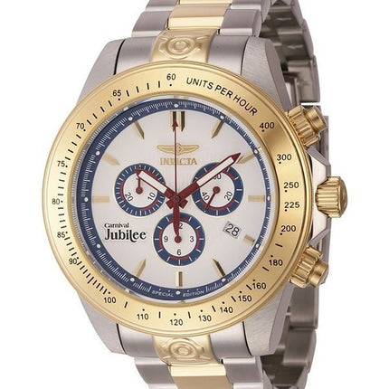 Reloj para hombre Invicta Cruiseline Chronograph Edición limitada con esfera blanca y cuarzo Diver&#39,s 46145 200M