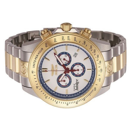 Reloj para hombre Invicta Cruiseline Chronograph Edición limitada con esfera blanca y cuarzo Diver&#39,s 46145 200M