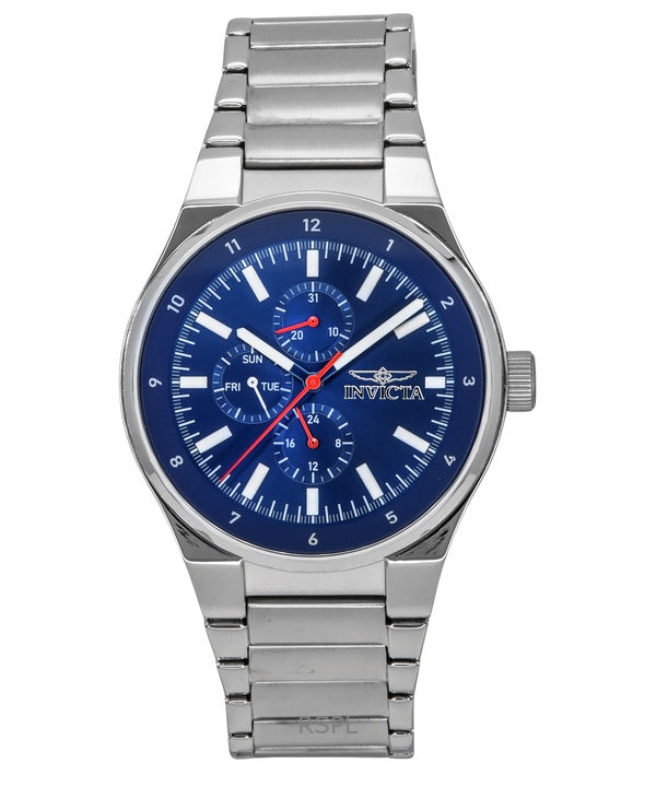 Reloj de cuarzo Invicta Racing 47548 para hombre con esfera azul y acero inoxidable