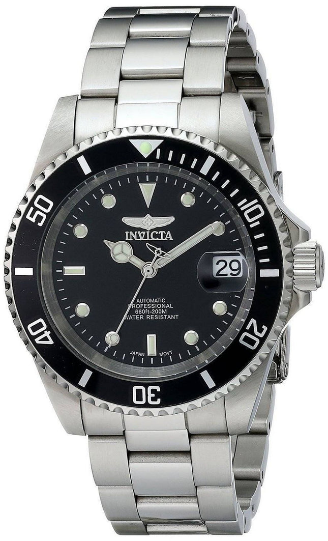 Reloj para hombre Invicta Automatic Pro Diver 200M con esfera negra 8926OB