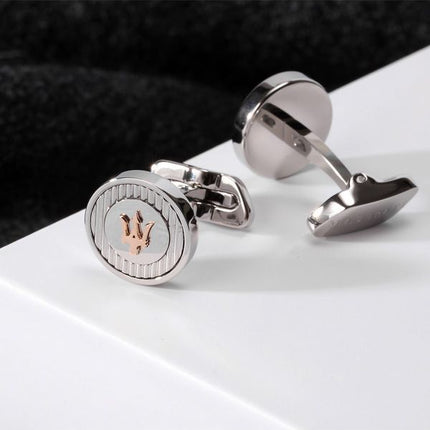 Maserati Jewels Stainless Steel Cufflinks JM121ATK14 For Men