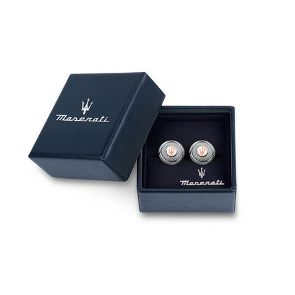 Maserati Jewels Stainless Steel Cufflinks JM223ATK20 For Men