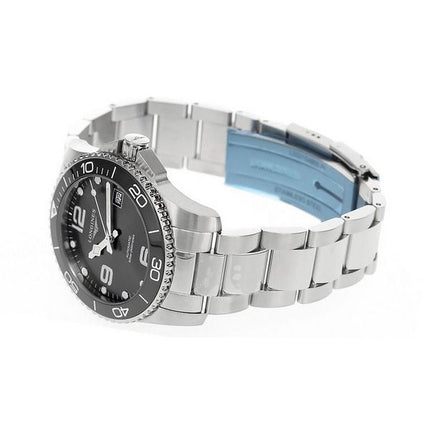 Reloj para hombre Longines HydroConquest de acero inoxidable con esfera gris y automático L3.781.4.76.6 300M