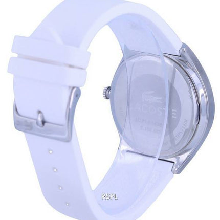 Lacoste Valencia Silicon White Dial Cuarzo LA-2000838.G Reloj para mujer