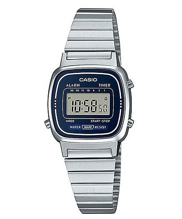 Reloj Casio despertador Digital LA-670WA-2D de la mujer