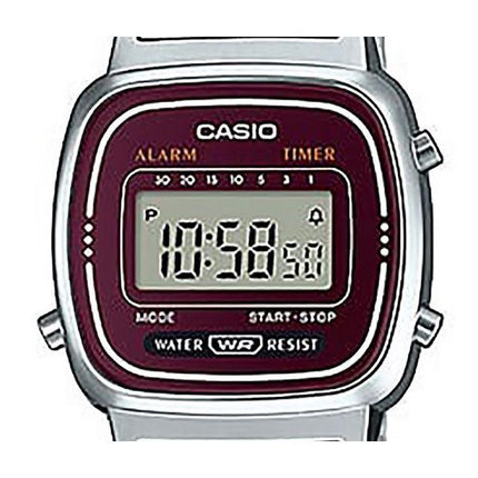 Reloj Casio despertador Digital LA-670WA - 4D de la mujer