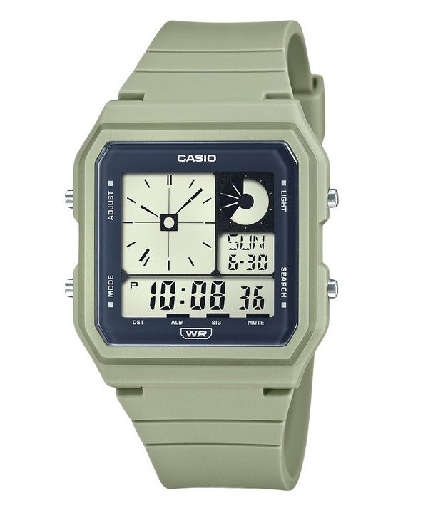 Reloj unisex Casio POP con correa de resina digital de cuarzo LF-20W-3A